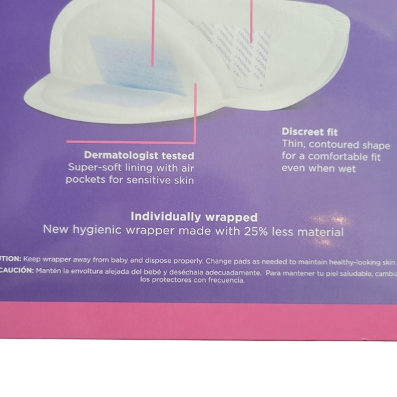NIB Sealed Lansinoh Stay Dry Nursing Pads Value Pack of 200 Baby Shower Gift - Picture 7 of 9